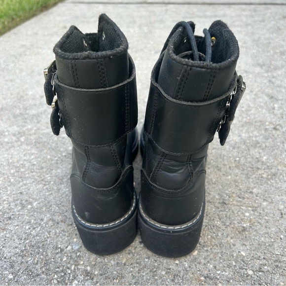 Women’s Harley Davidson chunky lace up boots - Picture 3 of 8